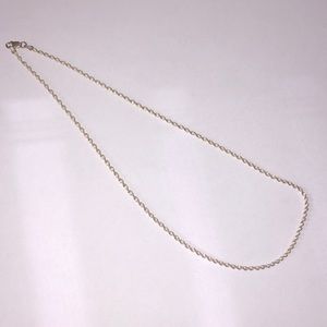 Silver chain necklace